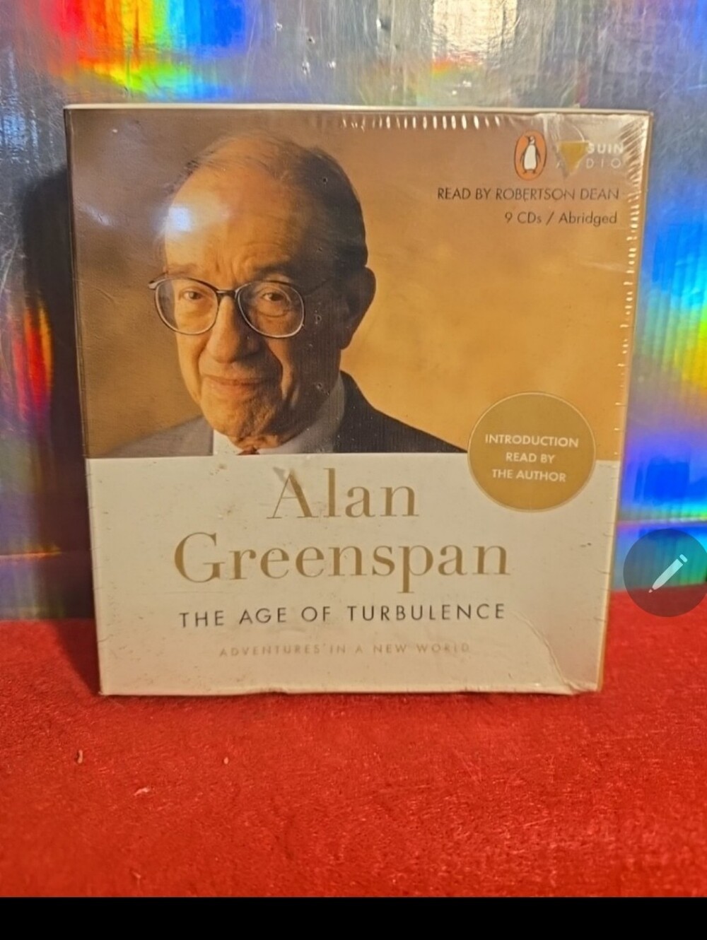 092126 Audiobook ~ The Age Of Turbulence ~ Alan Greenspan ~ 9 CD ~ 11 Hrs ~ ‘07